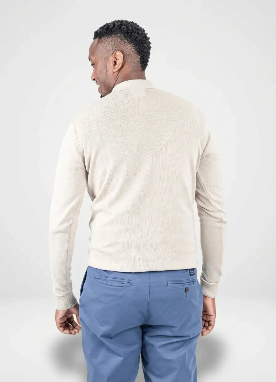 Ben Sherman Knit Sustained Brown Sportshirt - Subwear