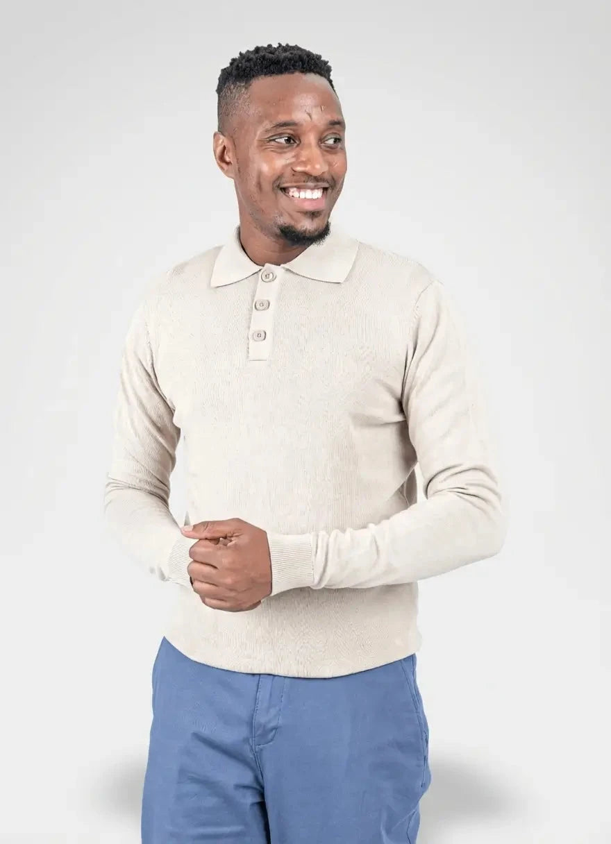 Ben Sherman Knit Sustained Brown Sportshirt - Subwear
