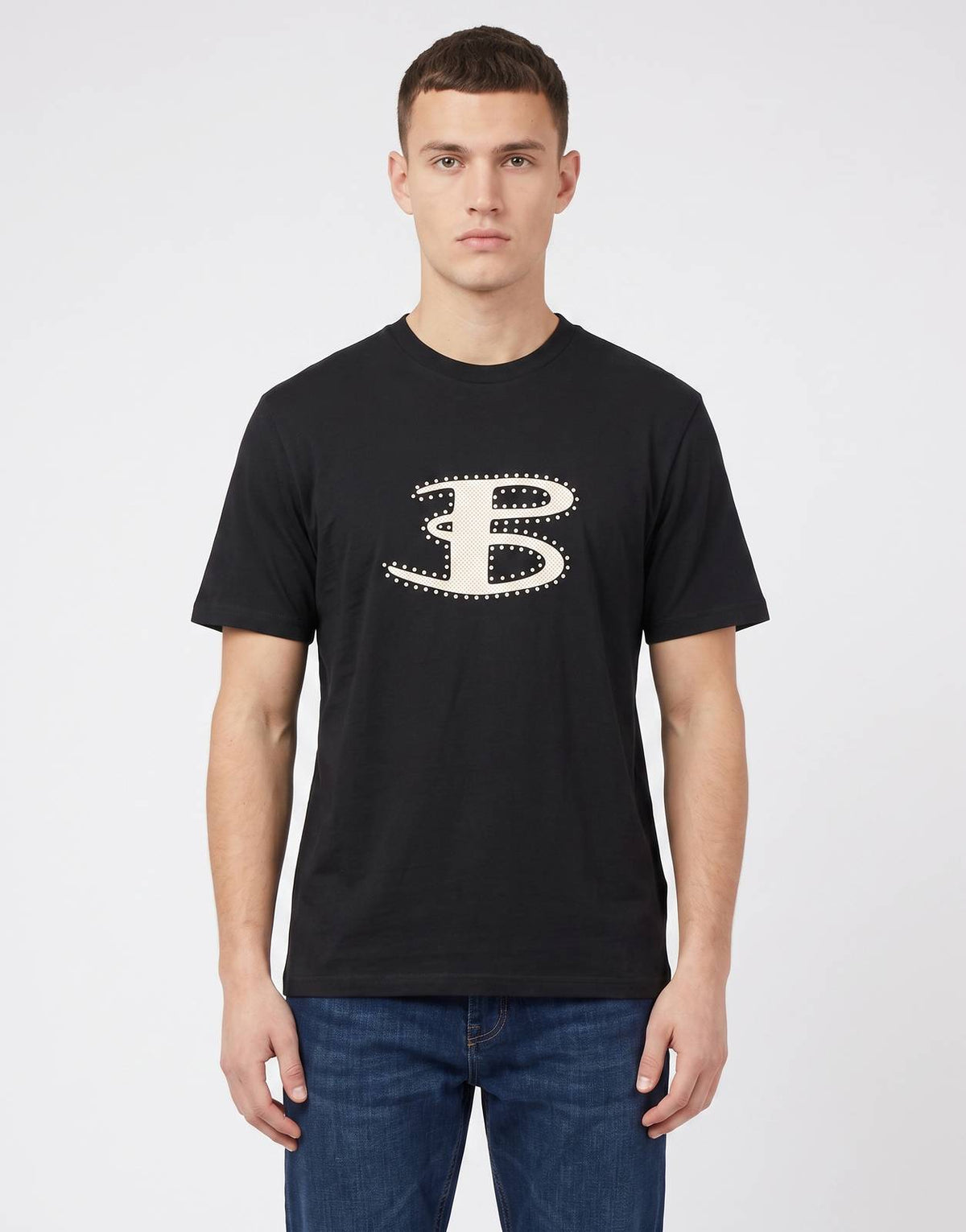 Ben Sherman B Bling Black T-Shirt - Subwear