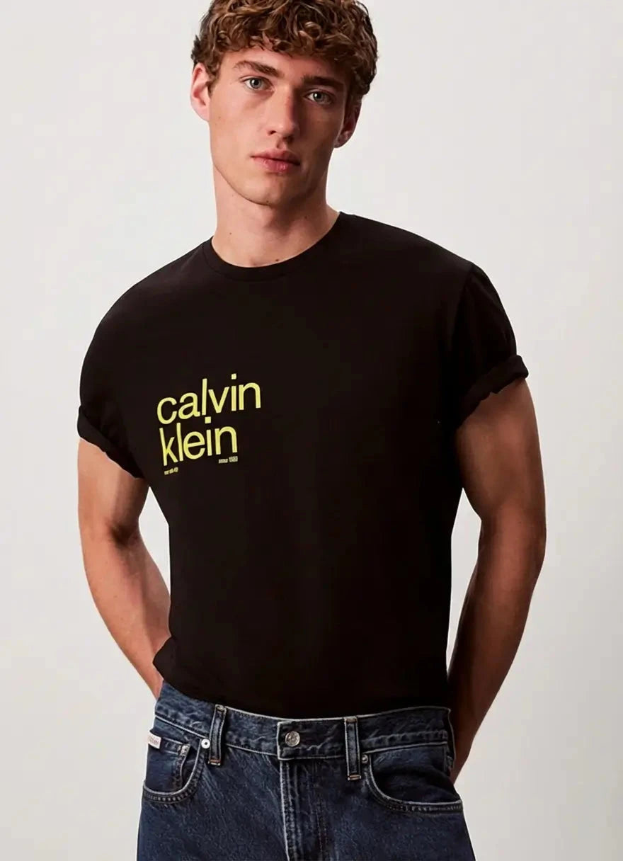 Calvin Klein Circ Graphic T-Shirt Black - Subwear