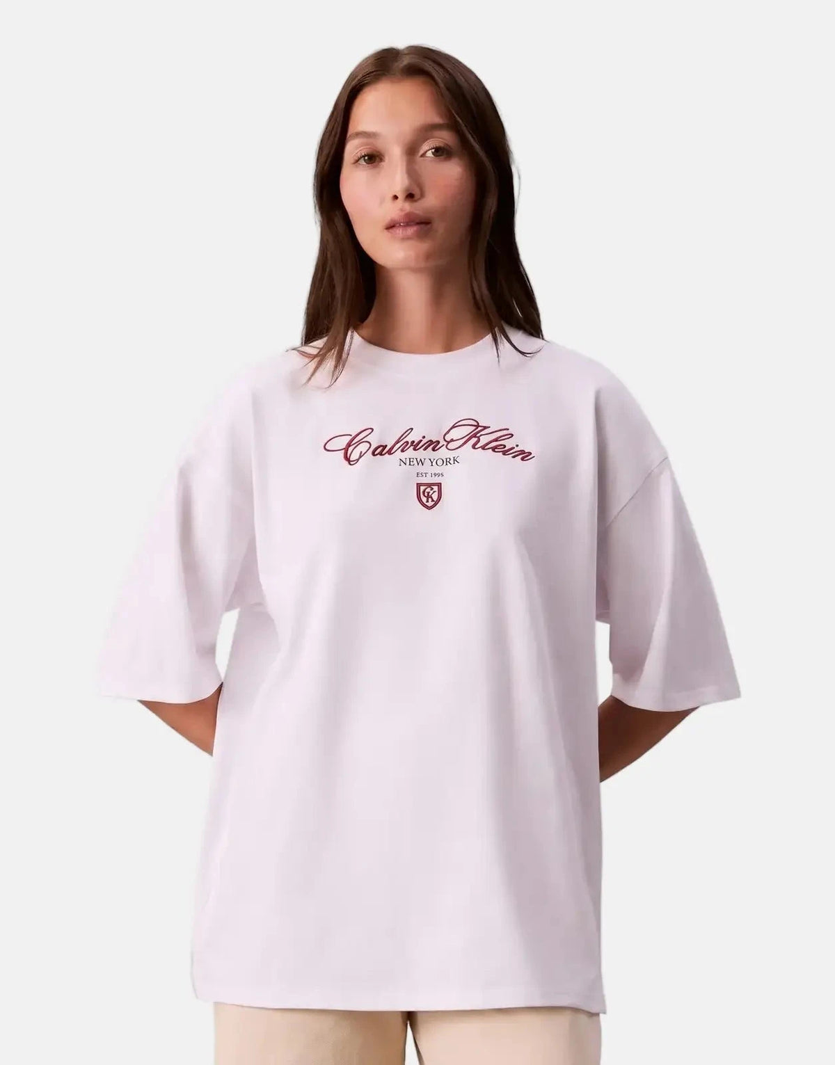 Calvin Klein CK NY Oversized White T-Shirt - Subwear