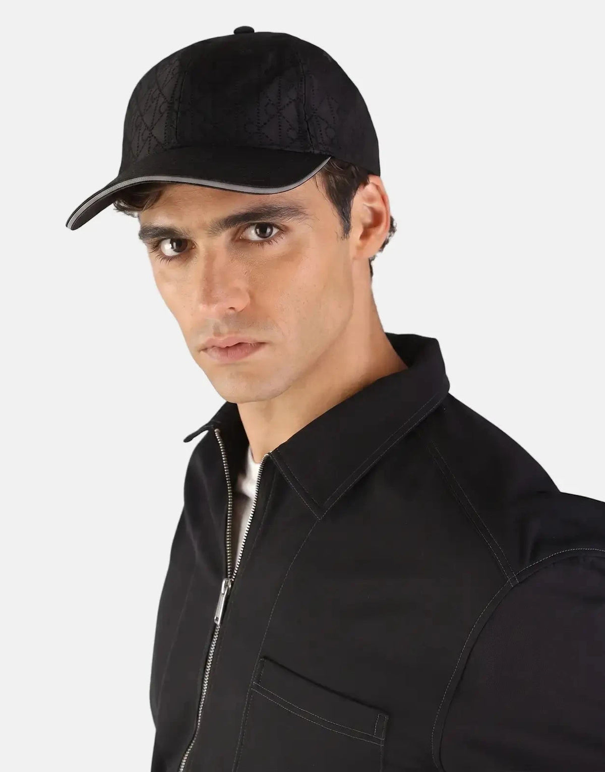 Calvin Klein Emblem Cordura Black Baseball Cap - Subwear