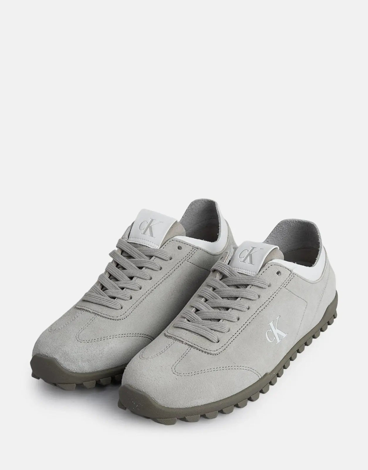 Calvin Klein Low Profile Light Grey Runner Sneakers - Subwear