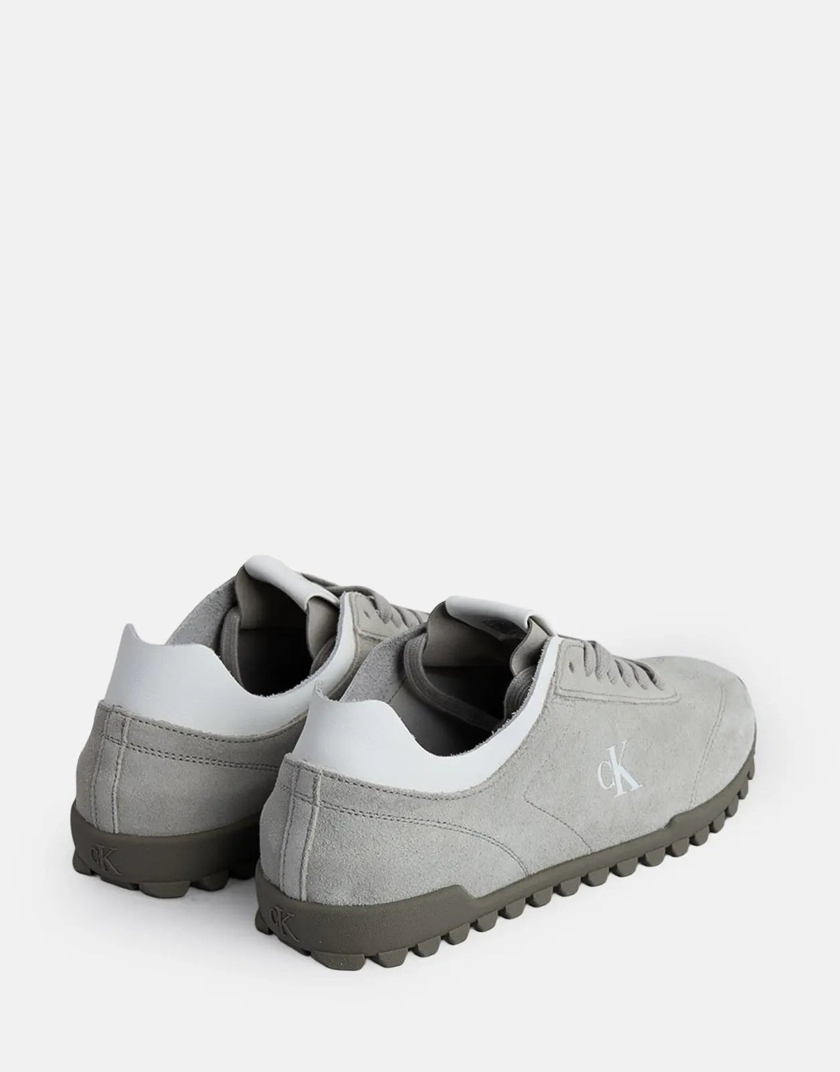 Calvin Klein Low Profile Light Grey Runner Sneakers - Subwear