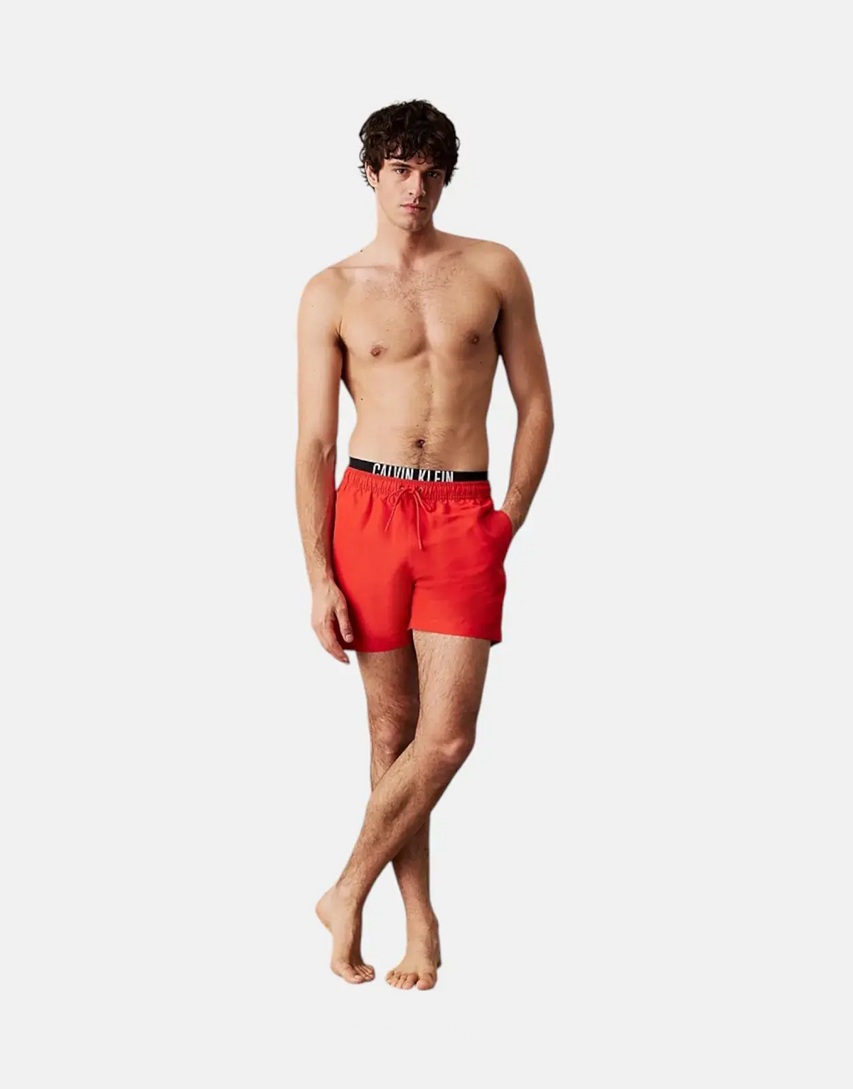 Calvin Klein Medium Double Red Swim Shorts - Subwear