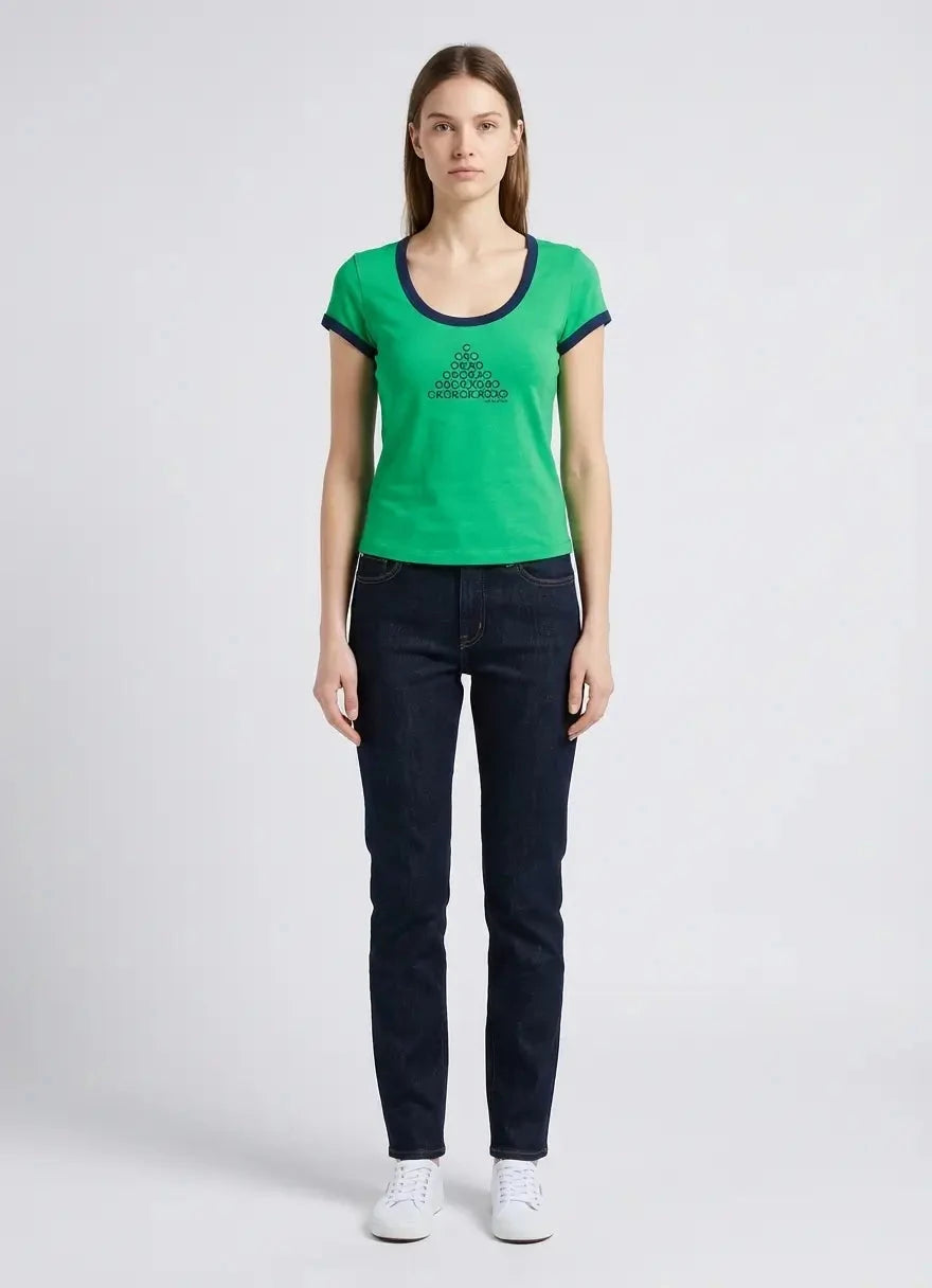 Calvin Klein Pima CO Graphic Green SCP T-Shirt - Subwear