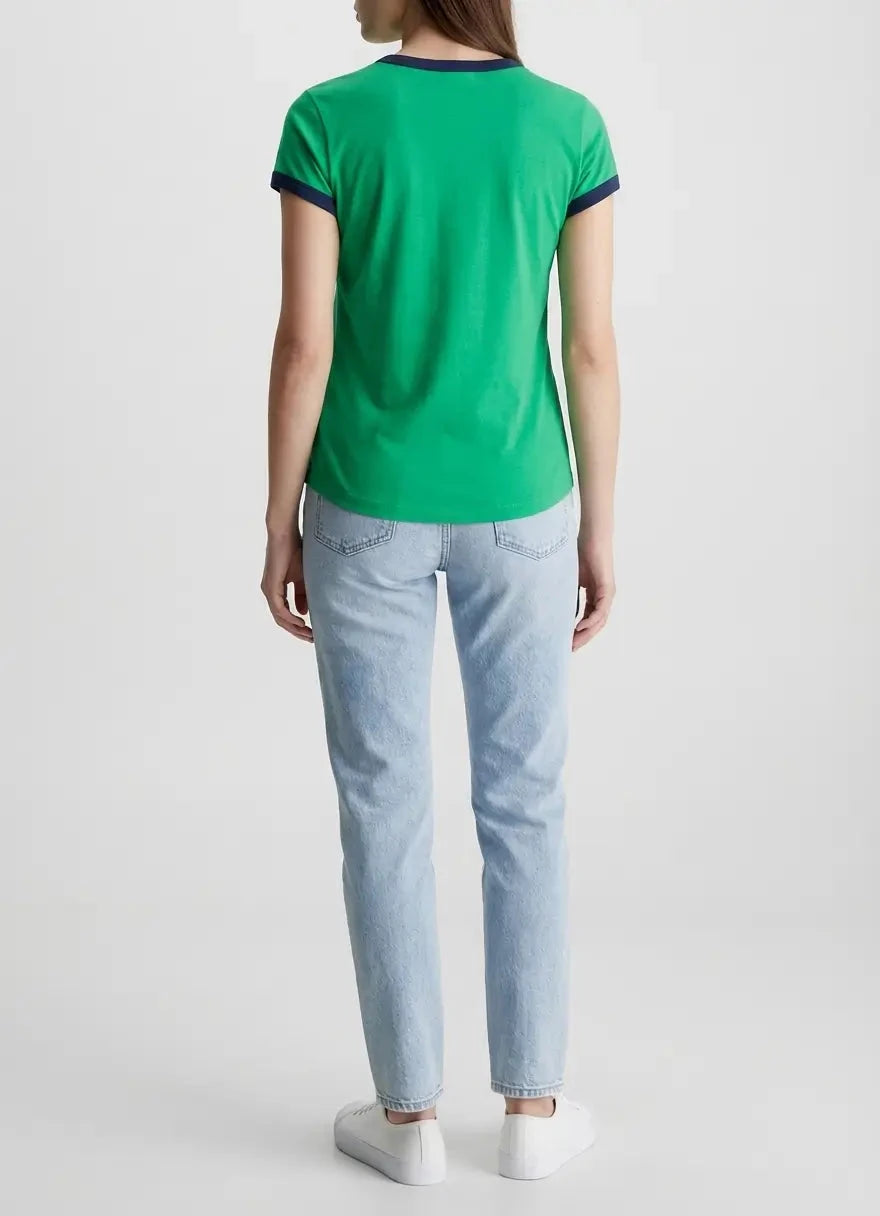 Calvin Klein Pima CO Graphic Green SCP T-Shirt - Subwear