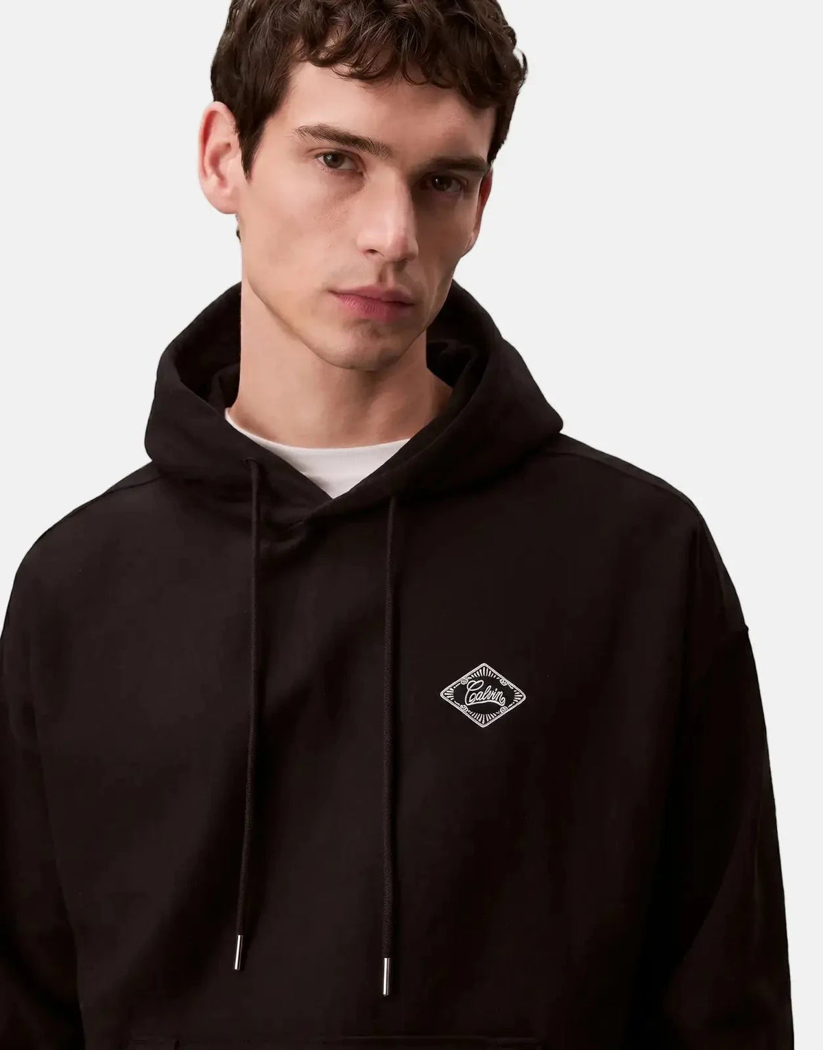 Calvin Klein Premium Fleece Matchbox Black Hoodie - Subwear