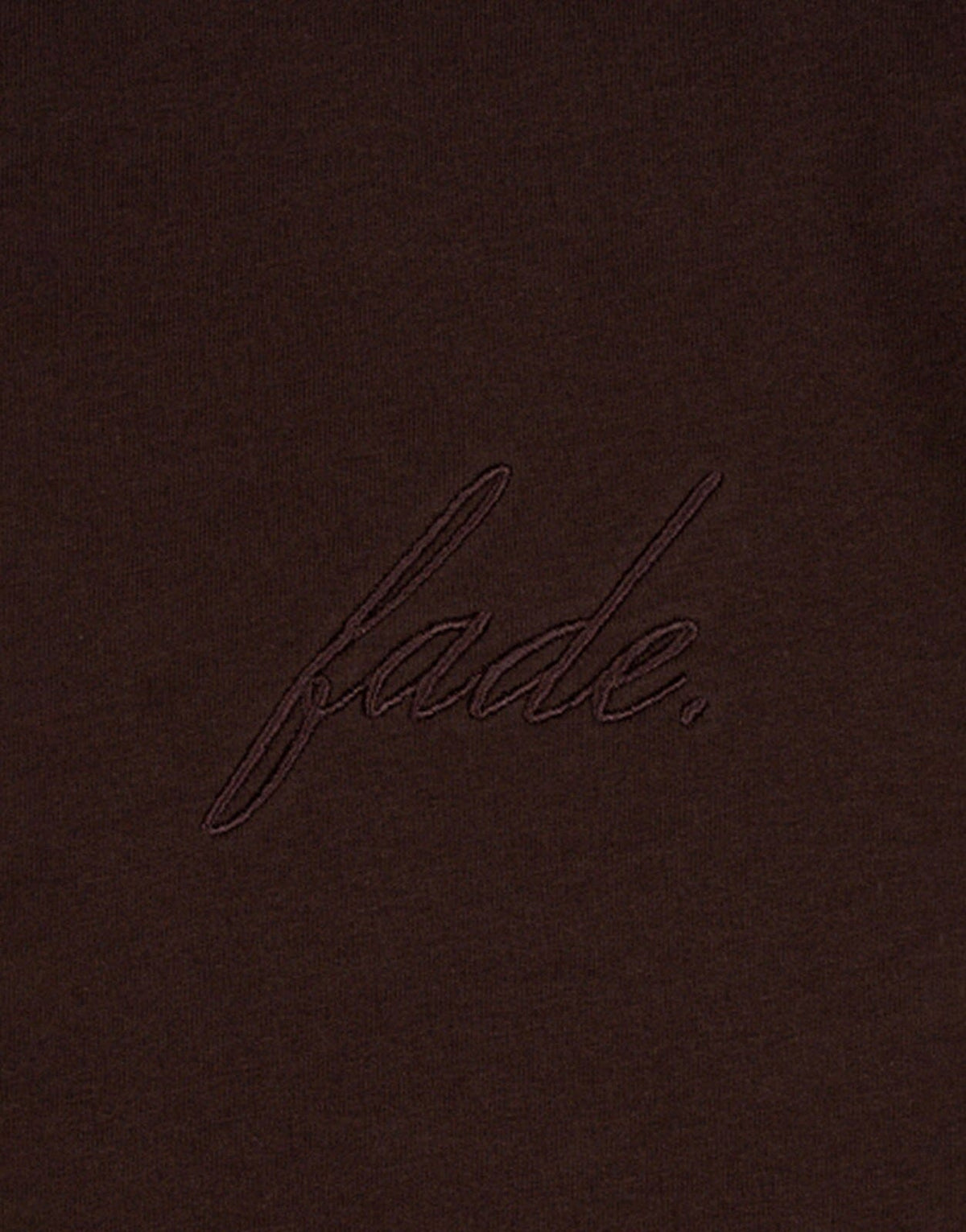 Fade Atelier Boxy Chocolate Brown T-Shirt - Subwear