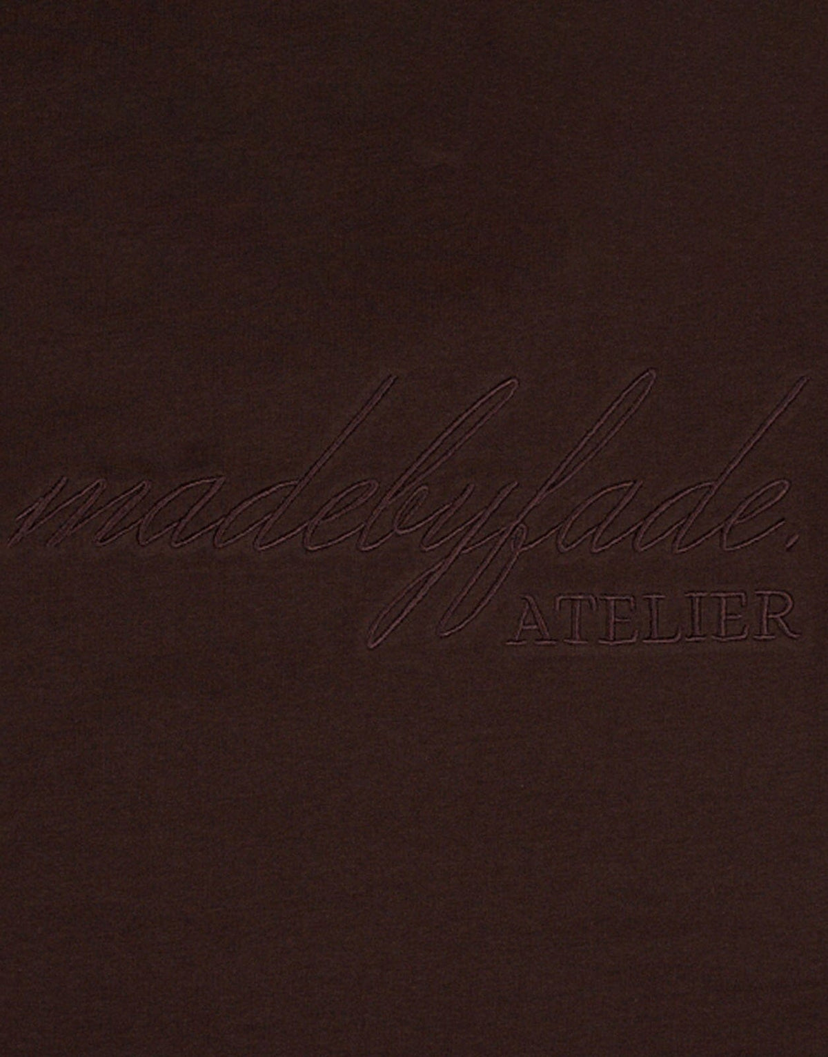 Fade Atelier Boxy Chocolate Brown T-Shirt - Subwear