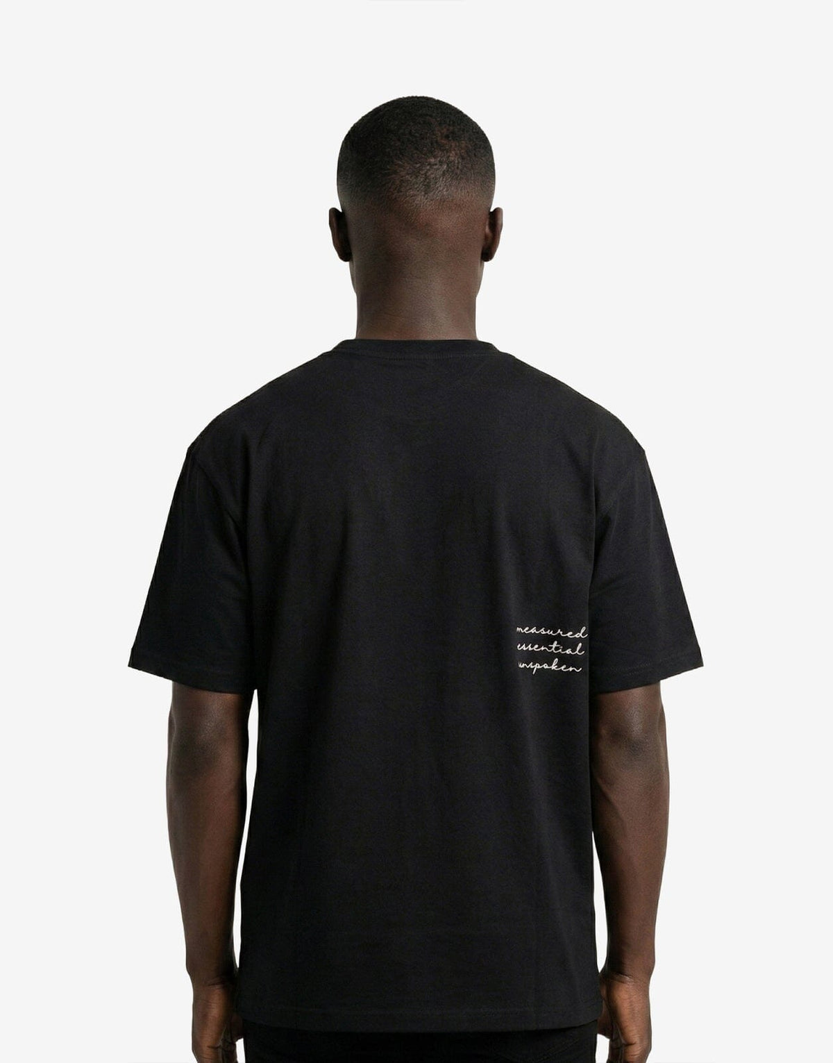 Fade Signature A Boxy Black T-Shirt - Subwear