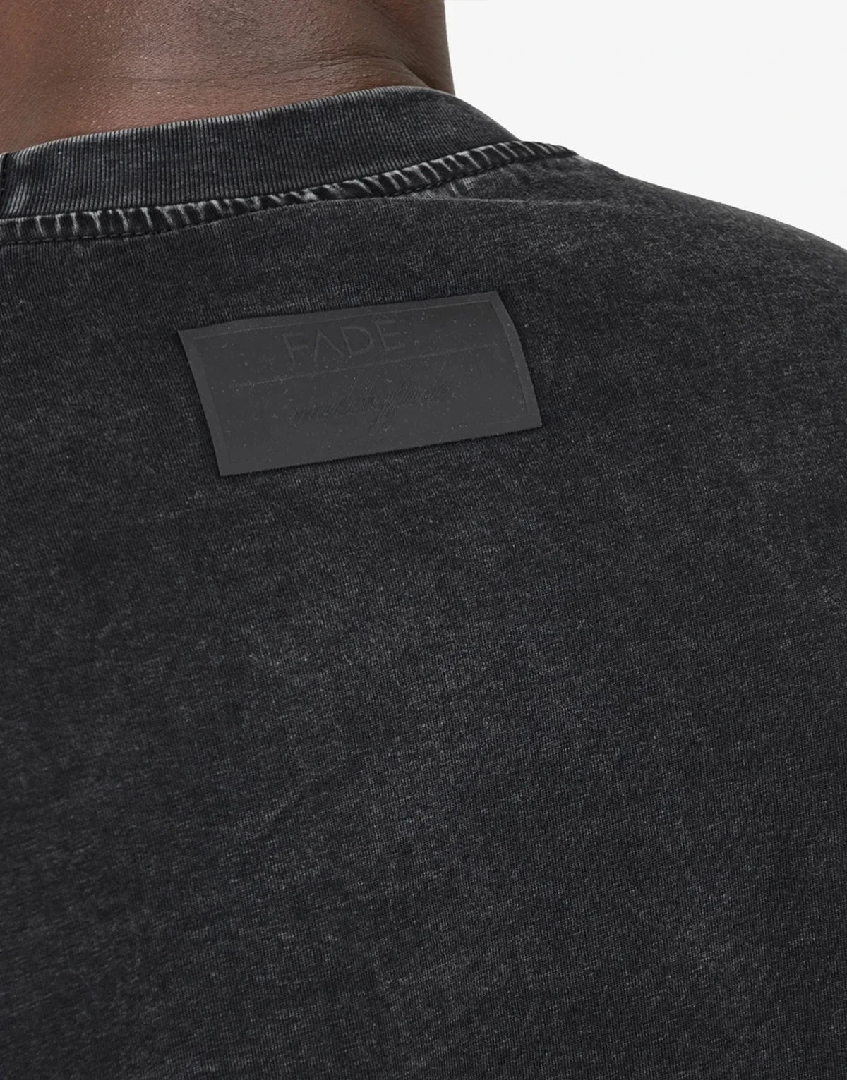 Fade Signature Washed Boxy Fit Grey T-Shirt - Subwear