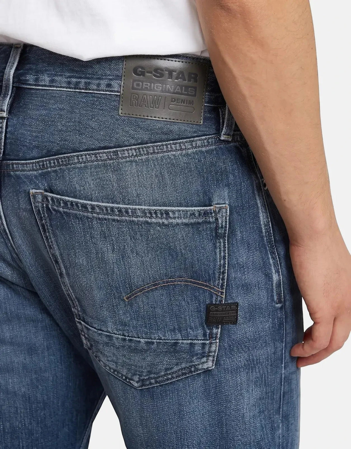 G-Star RAW Dakota Regular Straight Worn In Waterspouts Jeans - Subwear