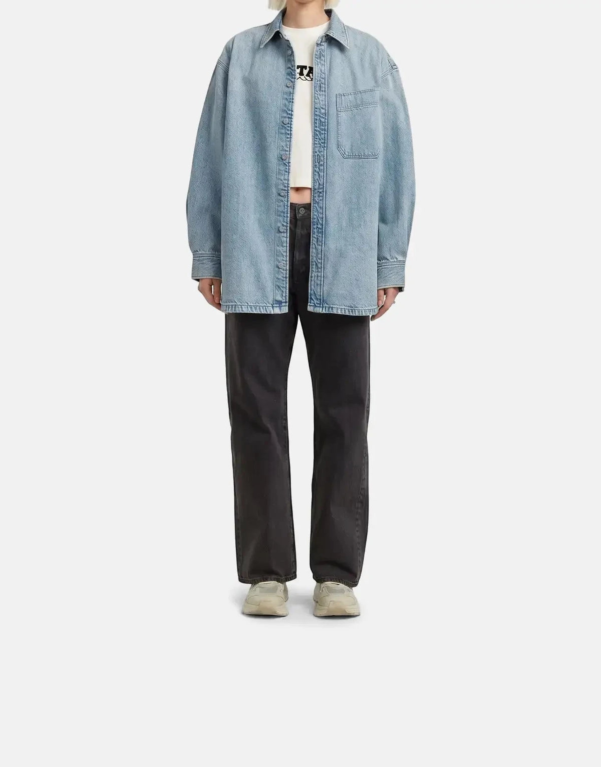 G-Star RAW Maxi 1-pkt Sun Faded Pacific Blue Overshirt - Subwear