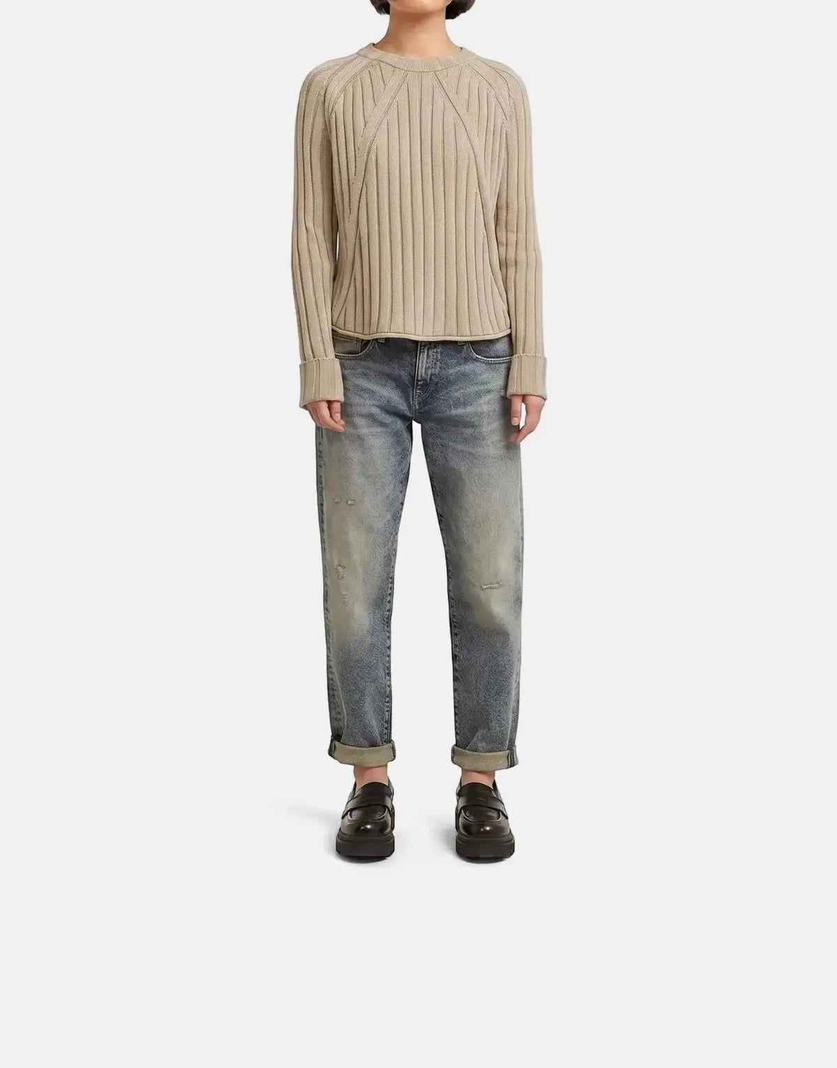 G-Star RAW Washed Loose Brick Knitwear - Subwear