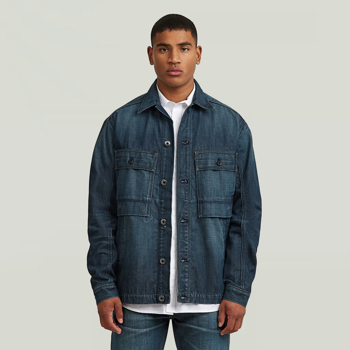 G-Star RAW Mosa Antique Jadeite Green Overshirt - Subwear