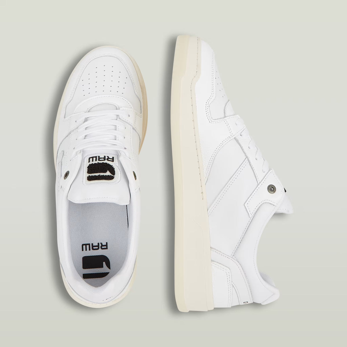 G-Star RAW Grid Lea White Sneakers - Subwear