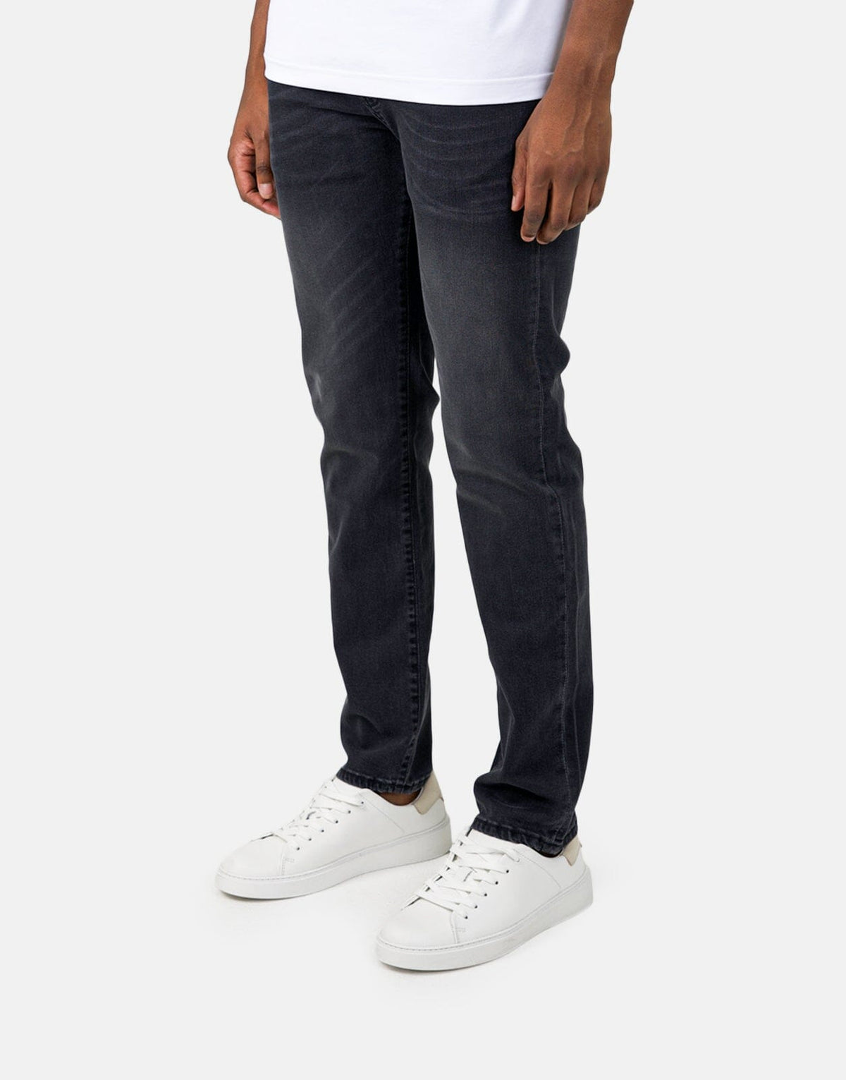 Les Hommes Black Wash Jeans - Subwear