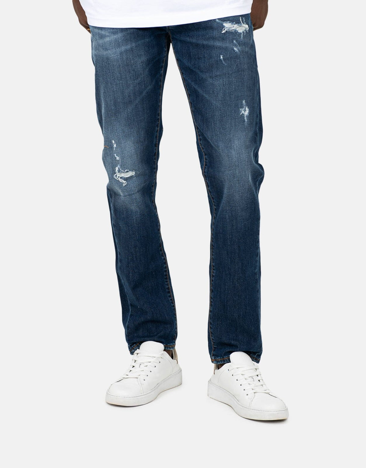 Les Hommes Blue Denim Jeans - Subwear