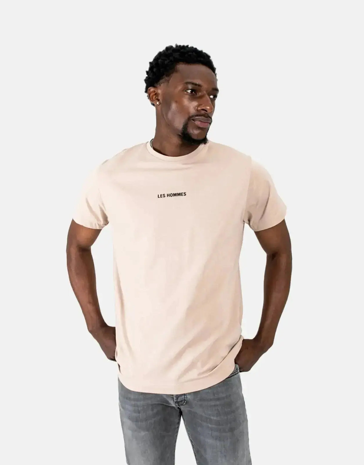 Les Hommes Centre Print Stone T-Shirt - Subwear