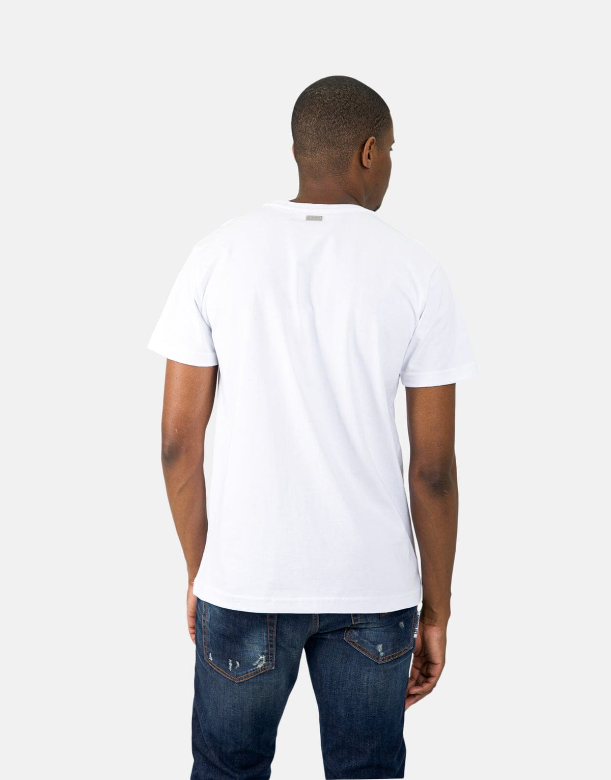 Les Hommes Embroidery White T-Shirt - Subwear