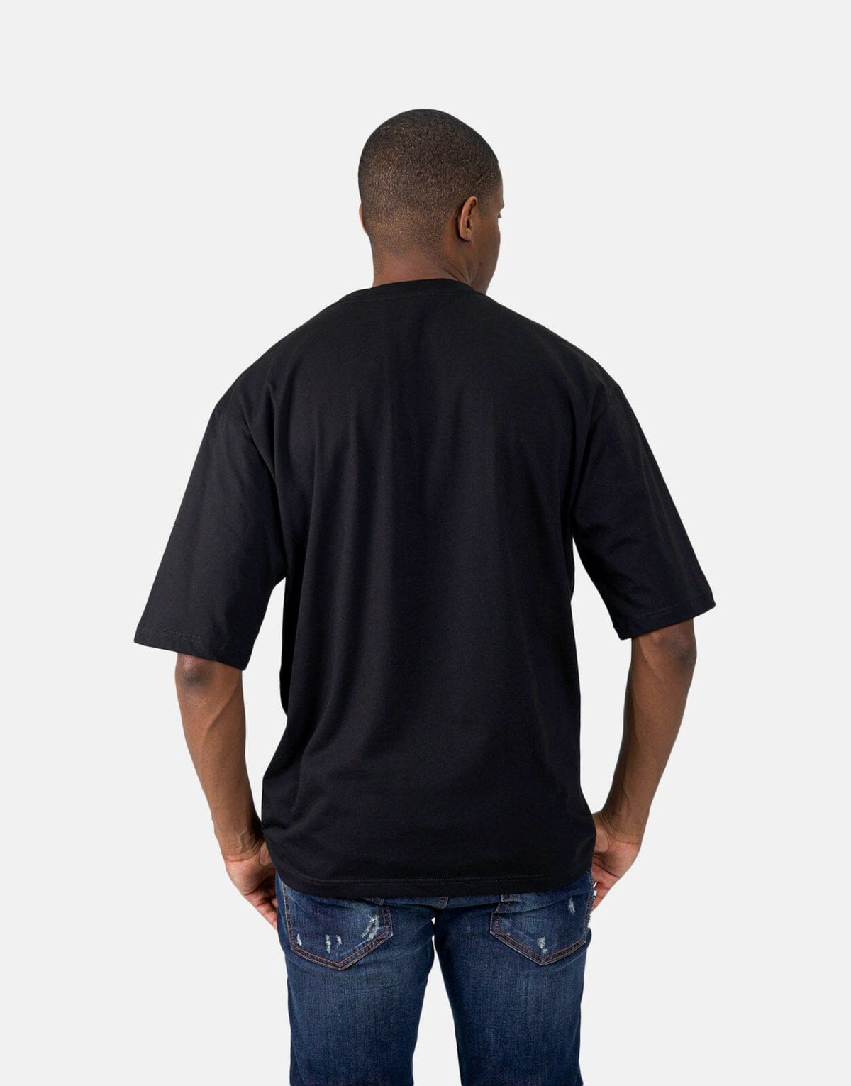 Les Hommes Green Square Black T-Shirt - Subwear