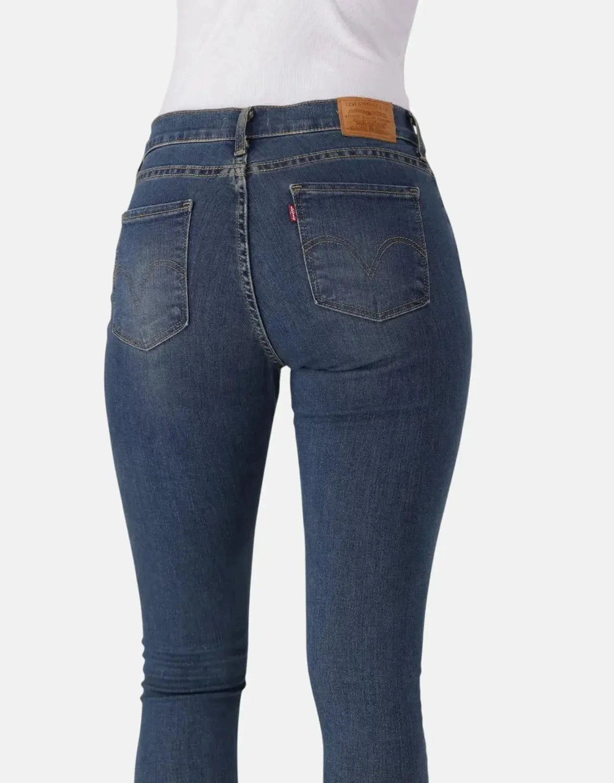 Levi's Curvy Super Skinny Zealous Blue Jeans - Subwear