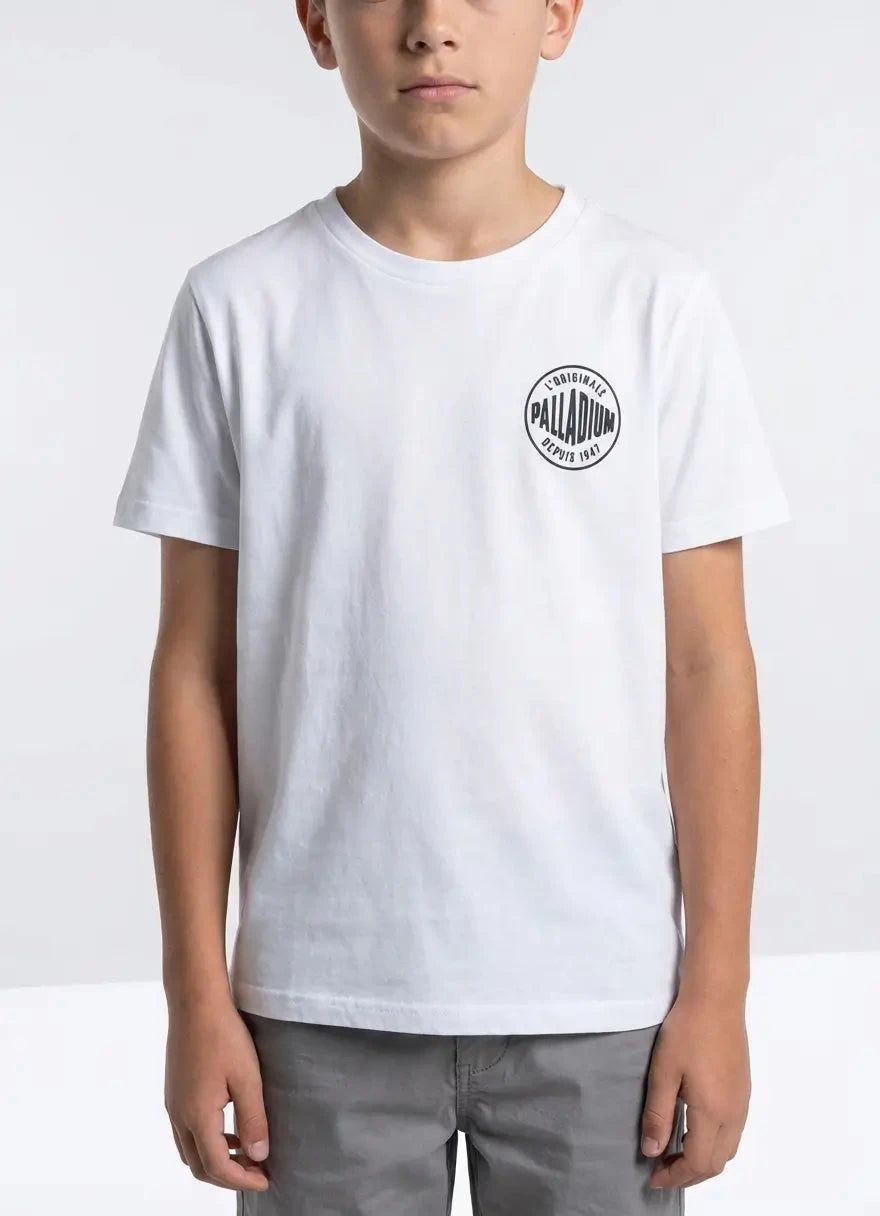 Palladium Boys Heritage White T-Shirt - Subwear