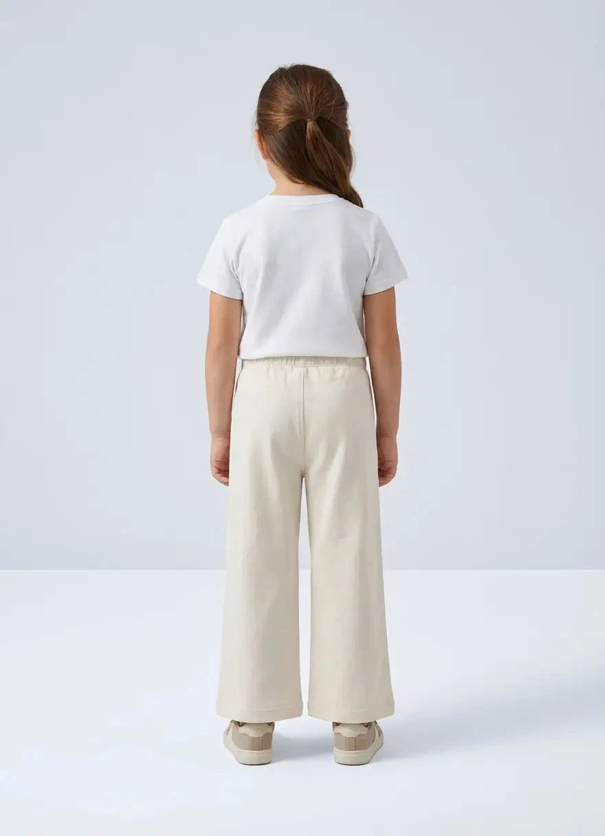 Polo Girls Leah Wide Leg Cropped Sand Pants - Subwear