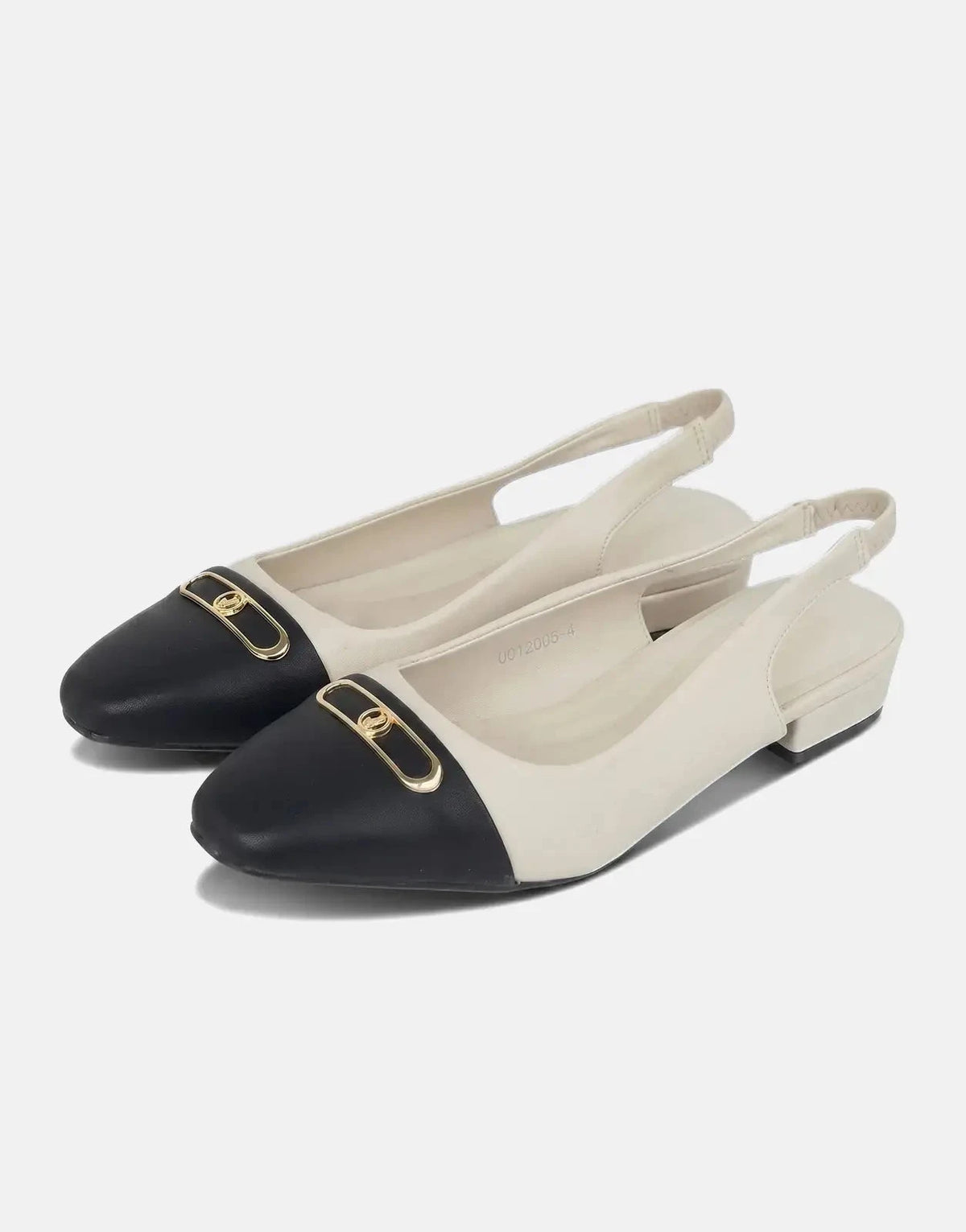 Polo Toe Cap OffWhite Slingback - Subwear