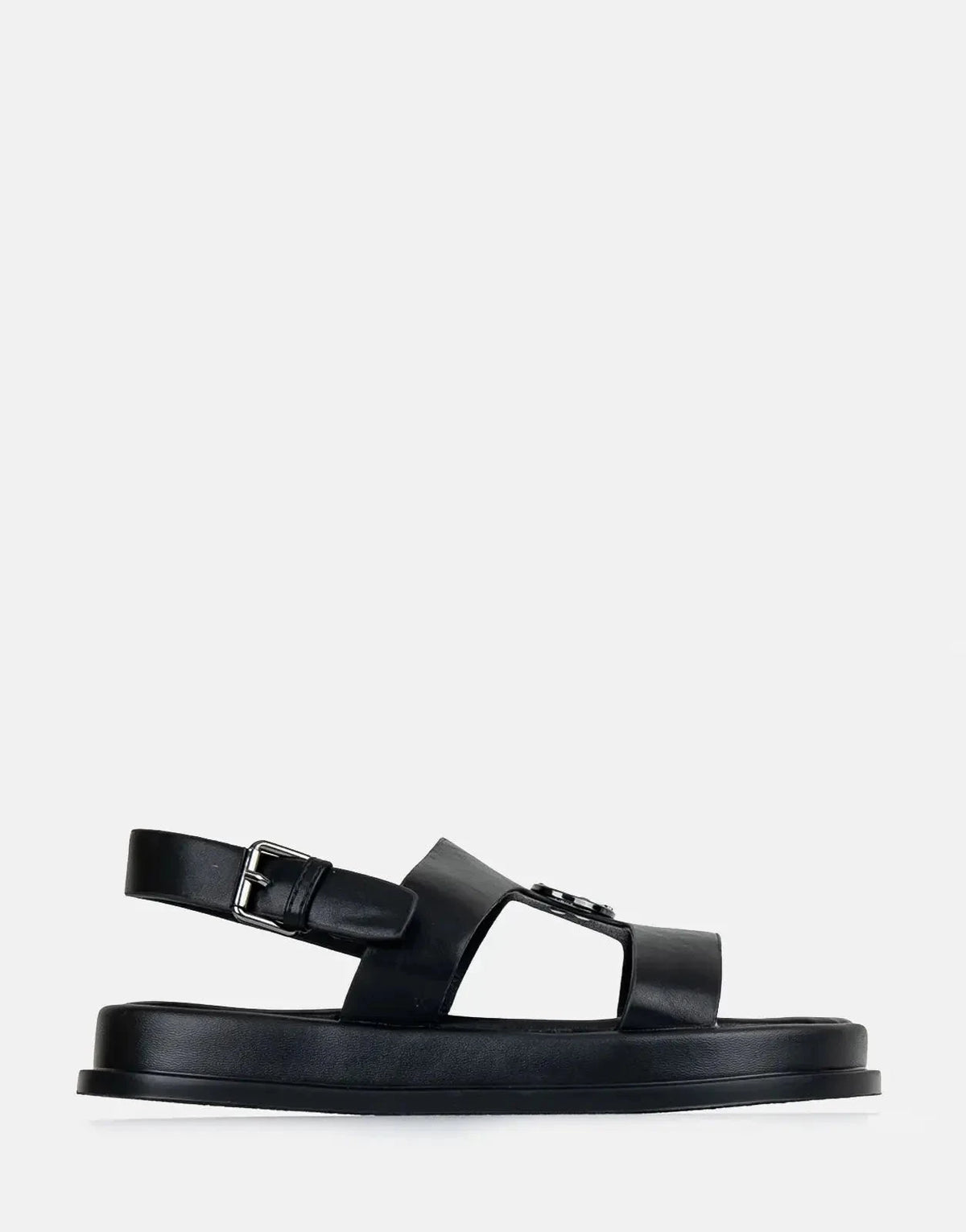 Polo Girls Moulded Trim Black Kids Sandal - Subwear