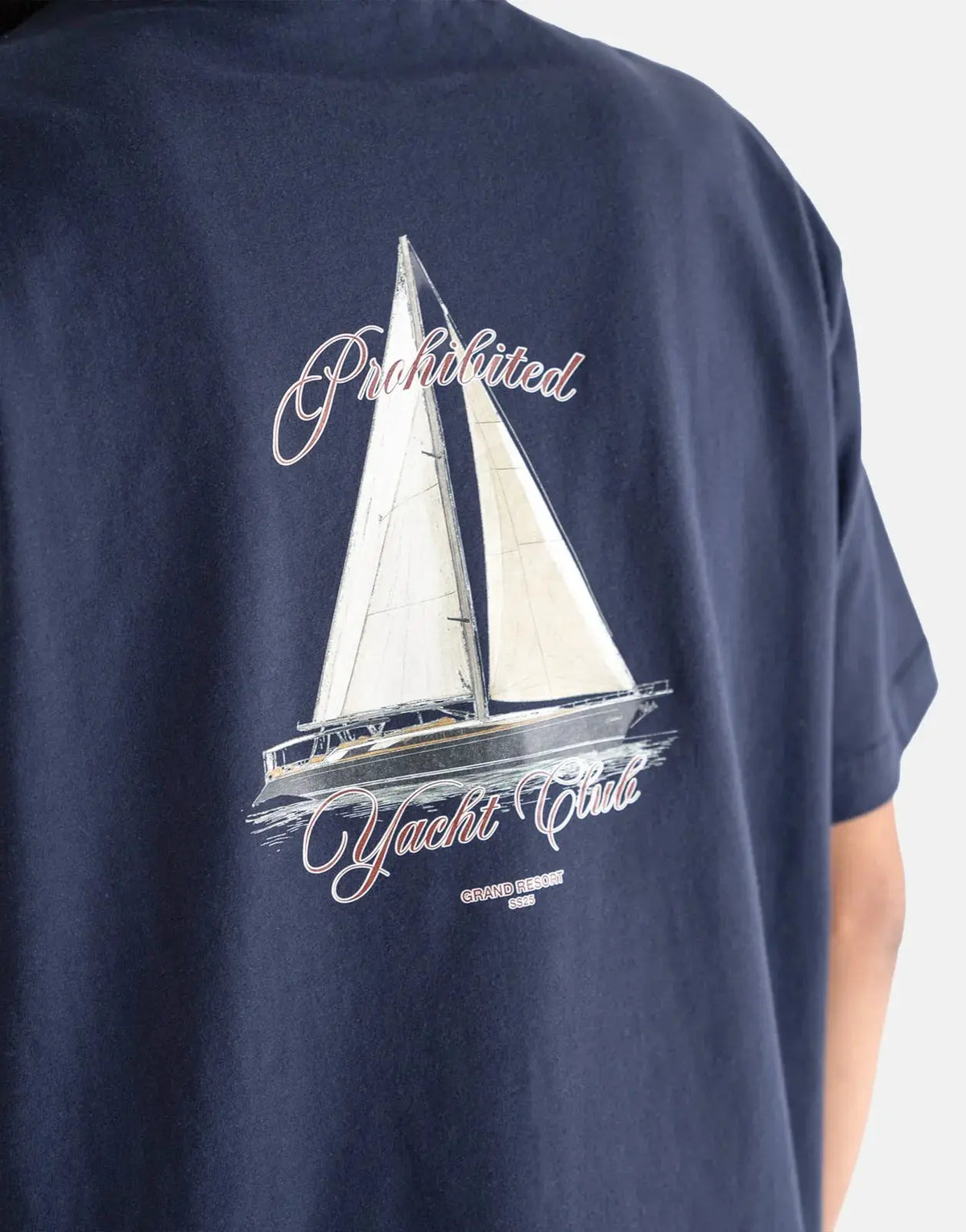 Prohibited Yacht Navy T-Shirt - Subwear