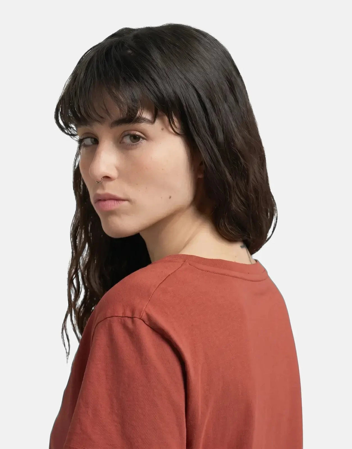 Replay V-Neck Brick Brown T-Shirt - Subwear