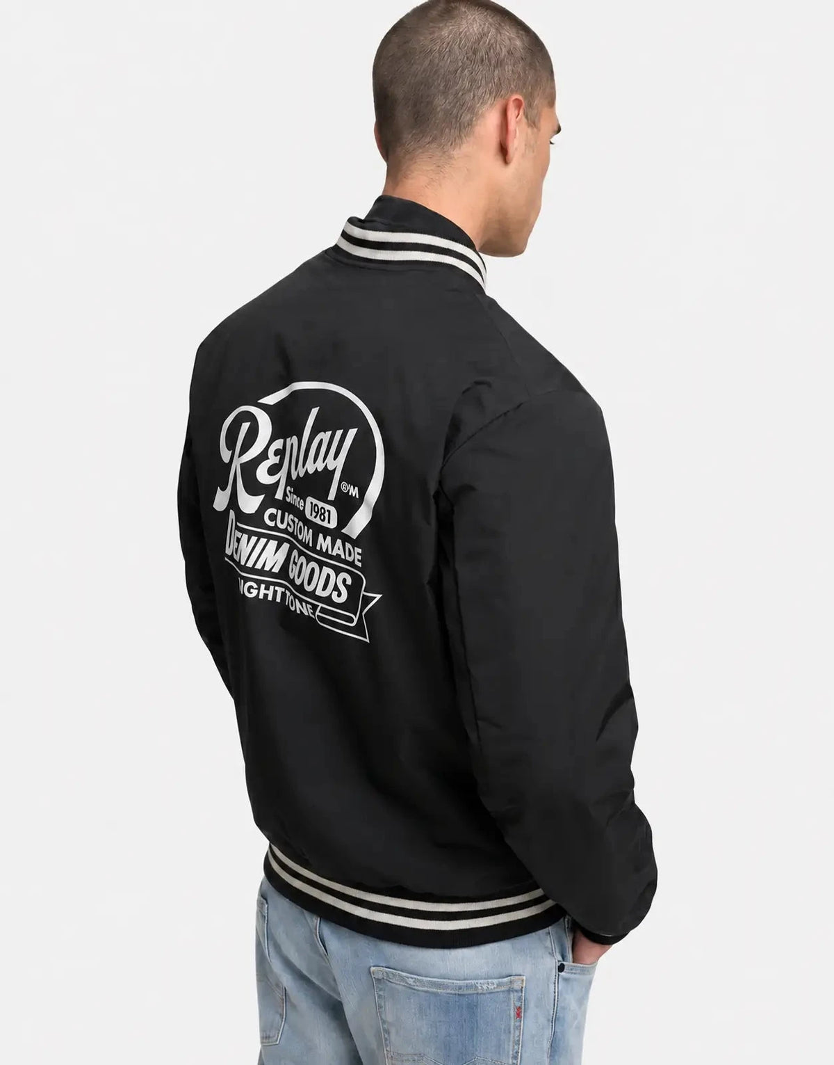 Replay Varsity Black Jacket - Subwear