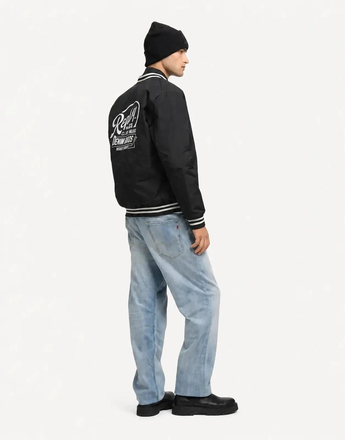 Replay Varsity Black Jacket - Subwear