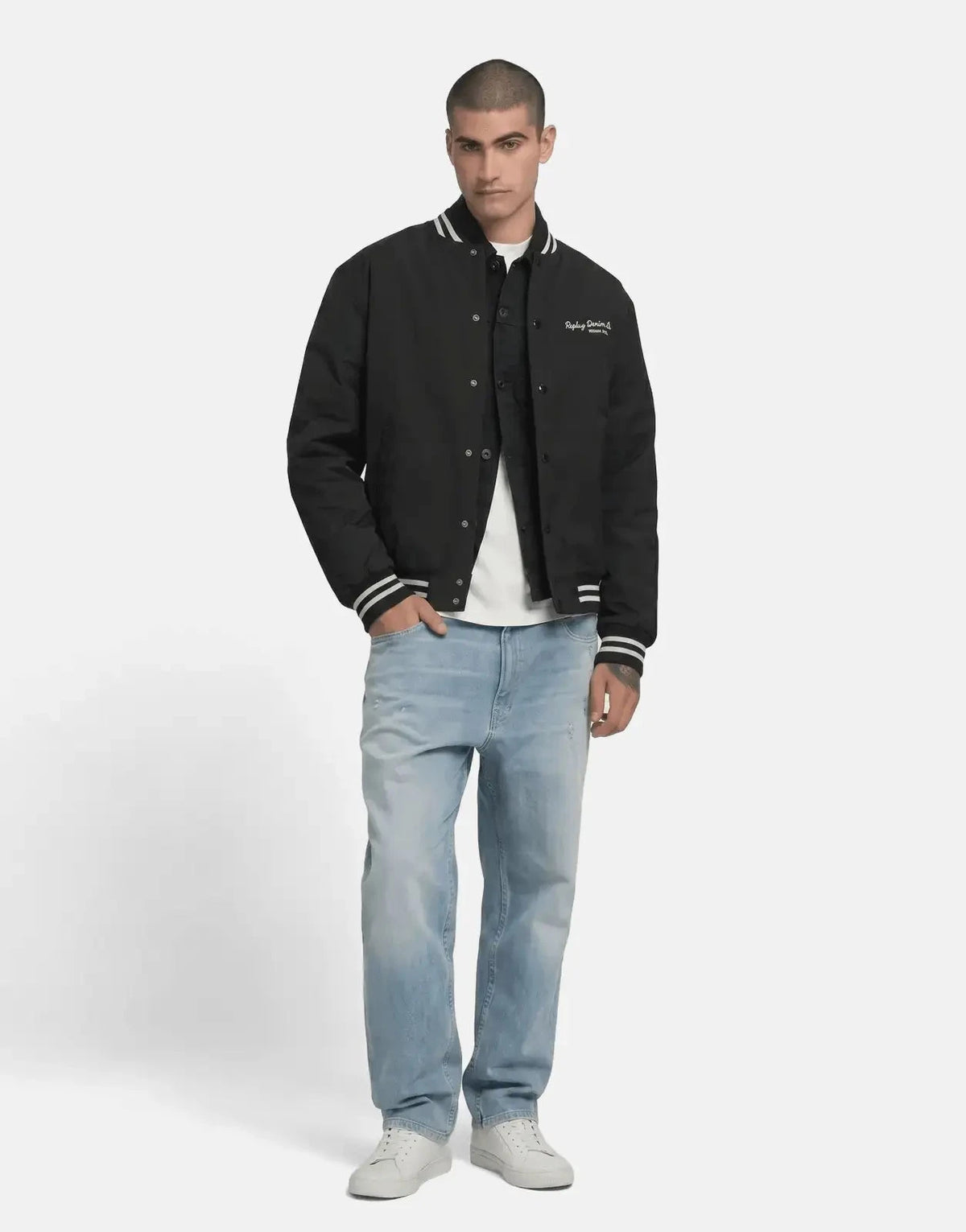 Replay Varsity Black Jacket - Subwear