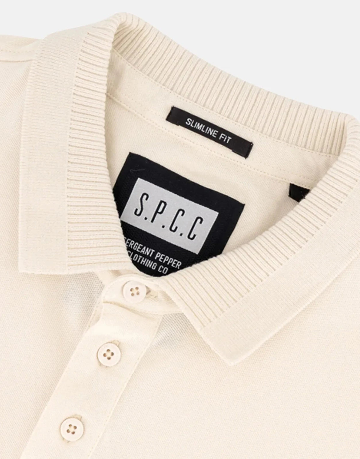 SPCC Mullen Off White Polo Shirt - Subwear