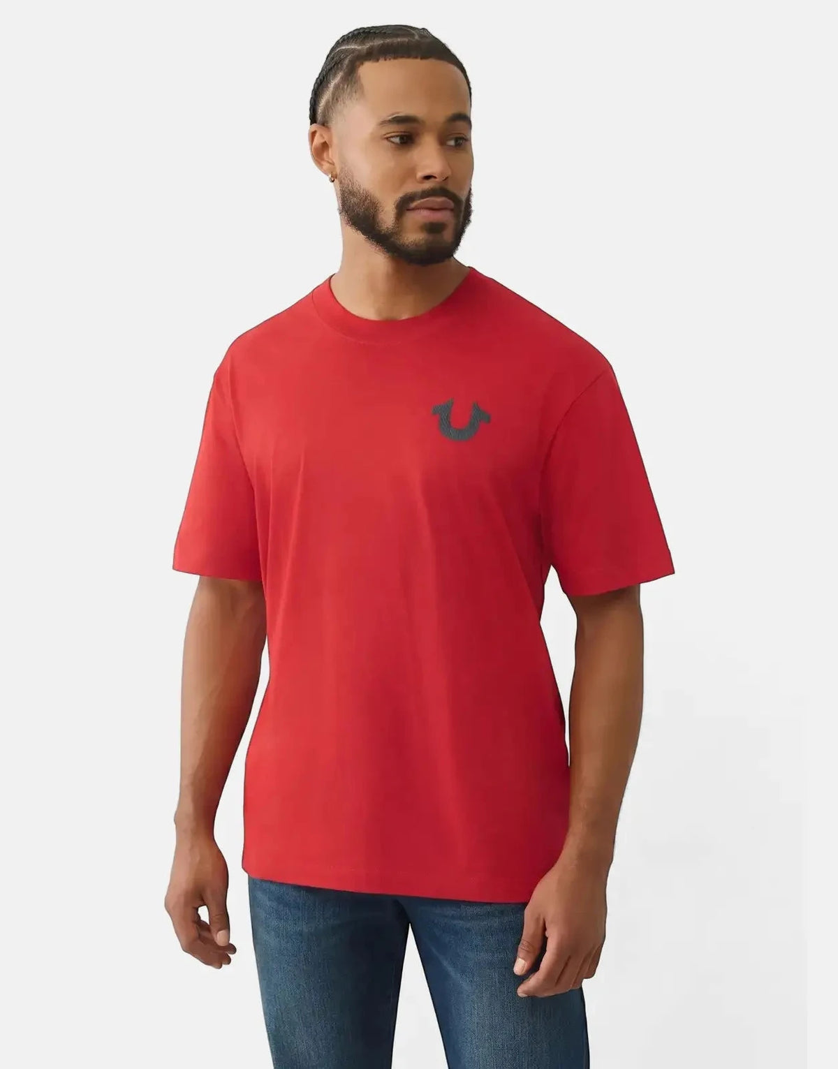 True Religion Number 1 SRS T-Shirt Red - Subwear