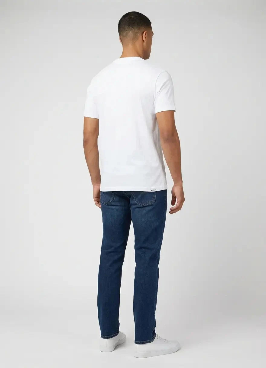 Ben Sherman Knockout White T-Shirt - Subwear