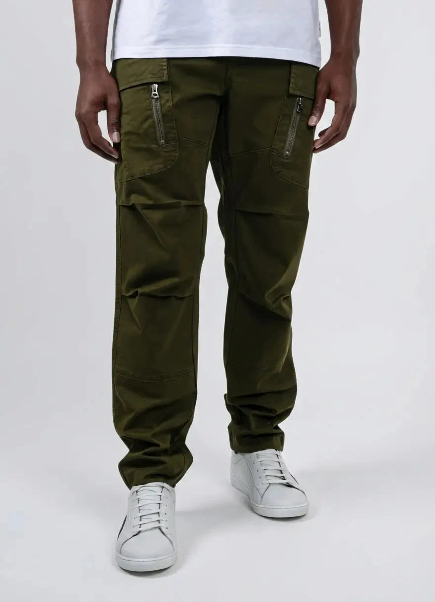 Ben Sherman Olive Cargo Pants - Subwear