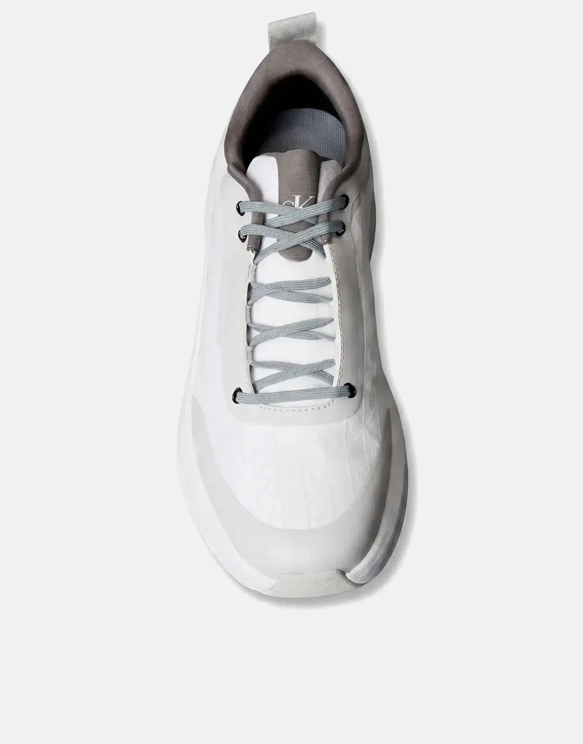 Calvin Klein Chunky Runner Laceup Mix White Sneakers - Subwear