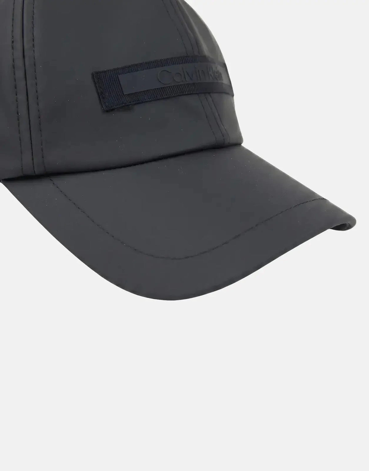 Calvin Klein Rubberized Black Patch Baseball Cap - Subwear