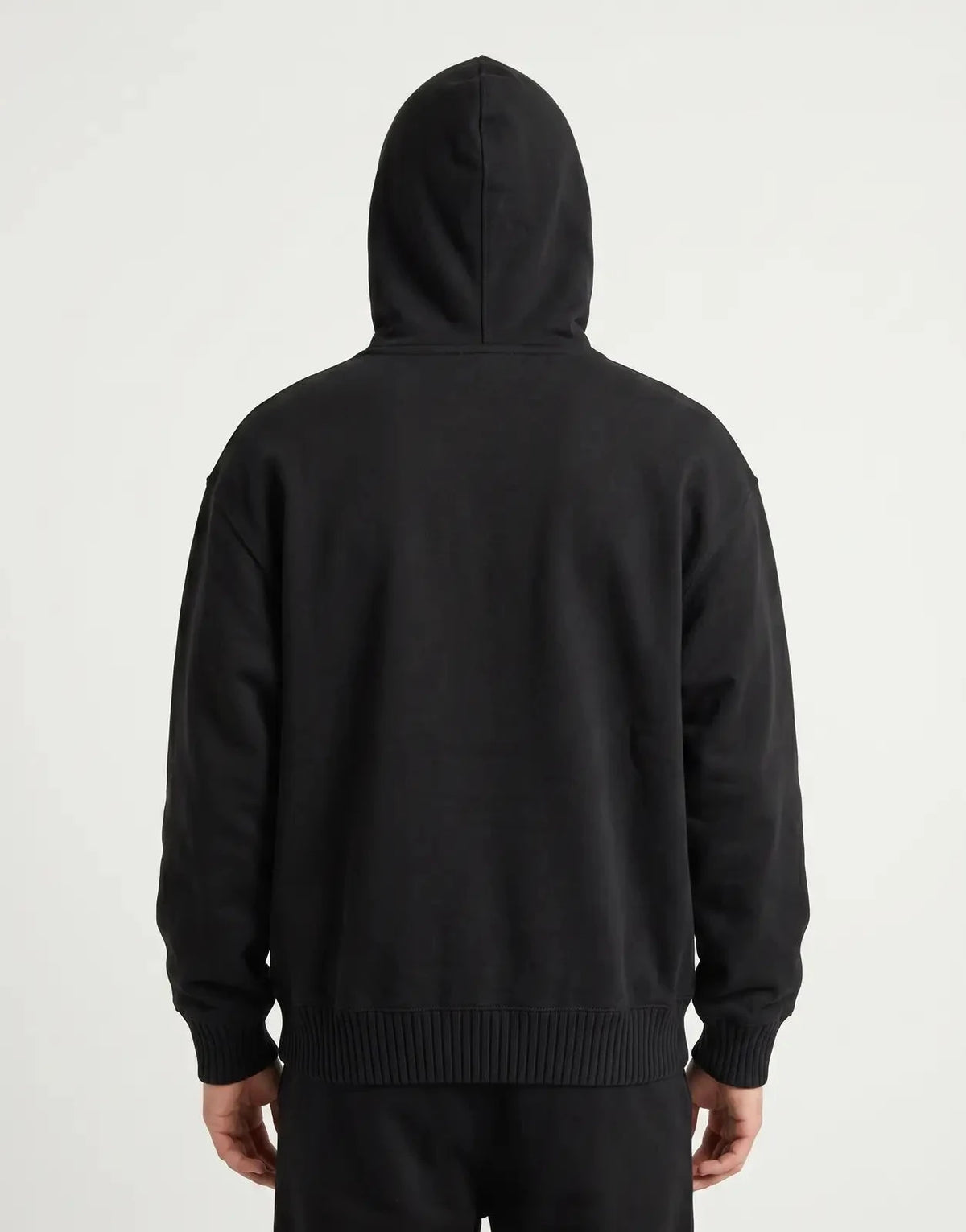 Calvin Klein Woven Label Hoodie Blk - Subwear