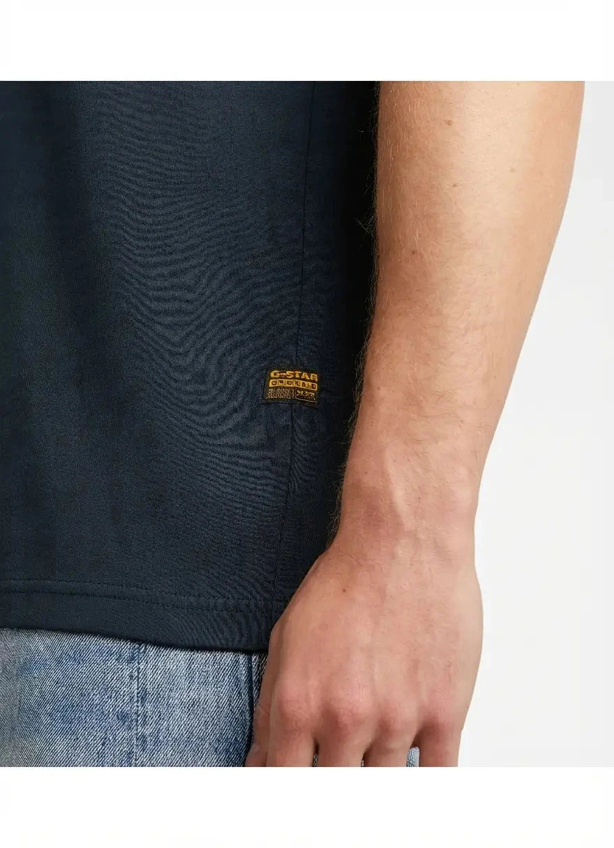 G-Star RAW Patriot Blue G-Script T-Shirt - Subwear