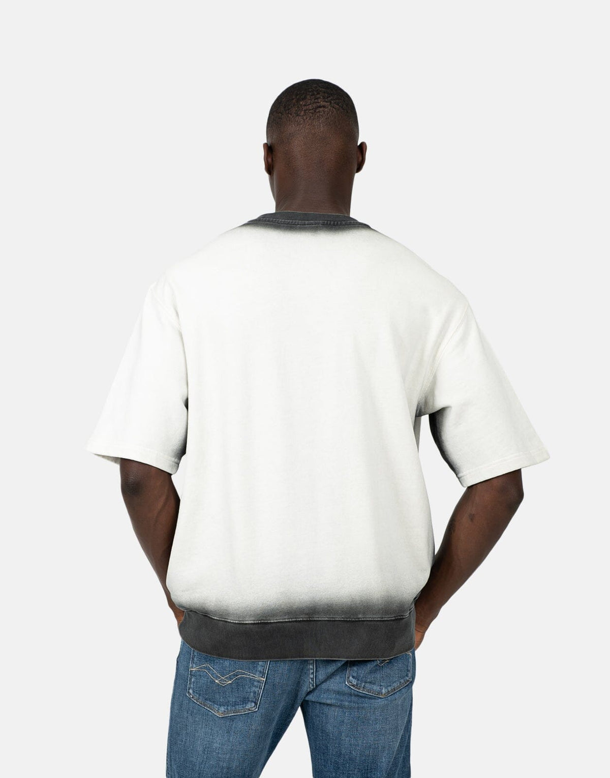 G-Star RAW Sprayed Relaxed Milk Black Sweatshirt - Subwear