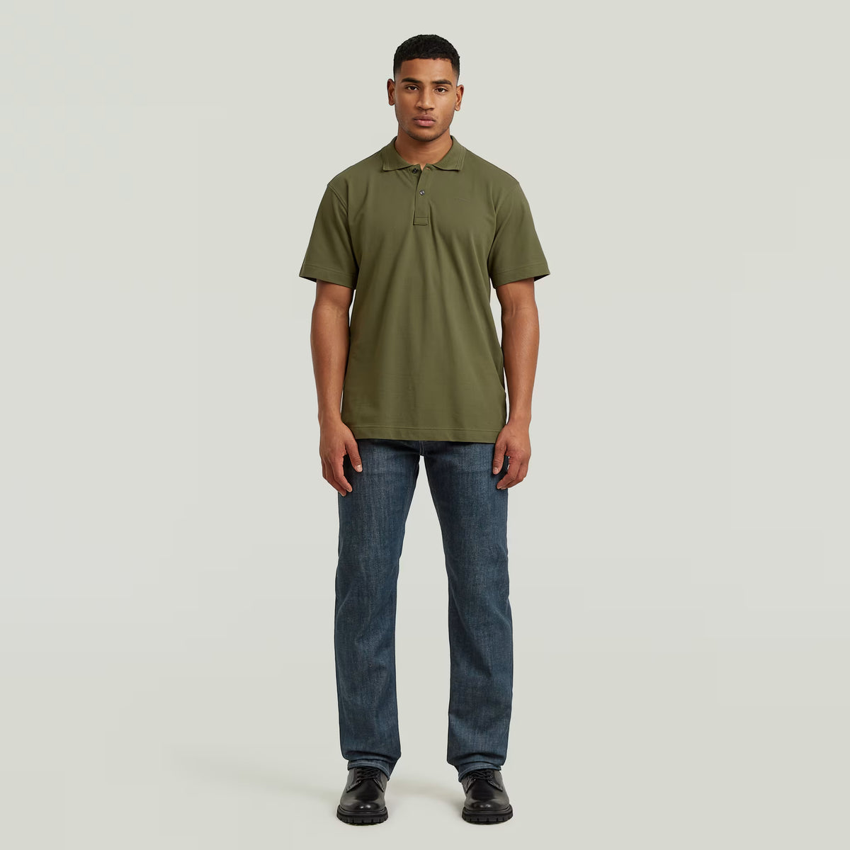 G-Star RAW Core Regular Shadow Olive Polo Shirt - Subwear