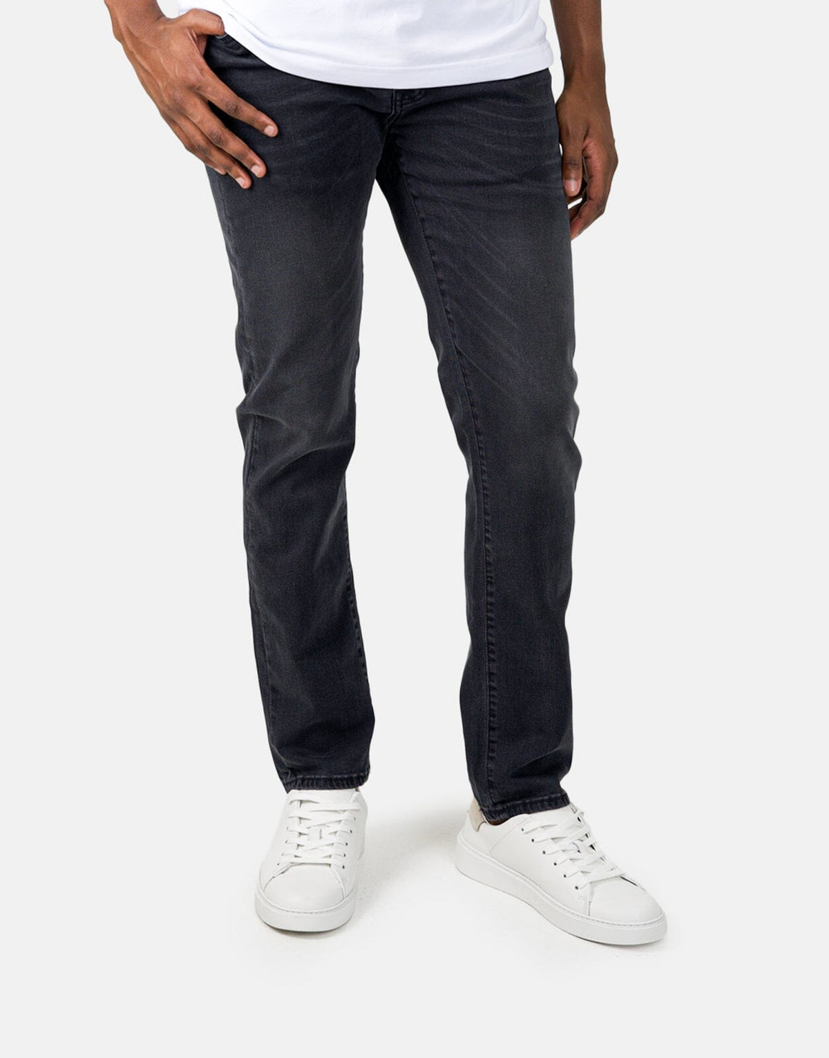Les Hommes Black Wash Jeans - Subwear