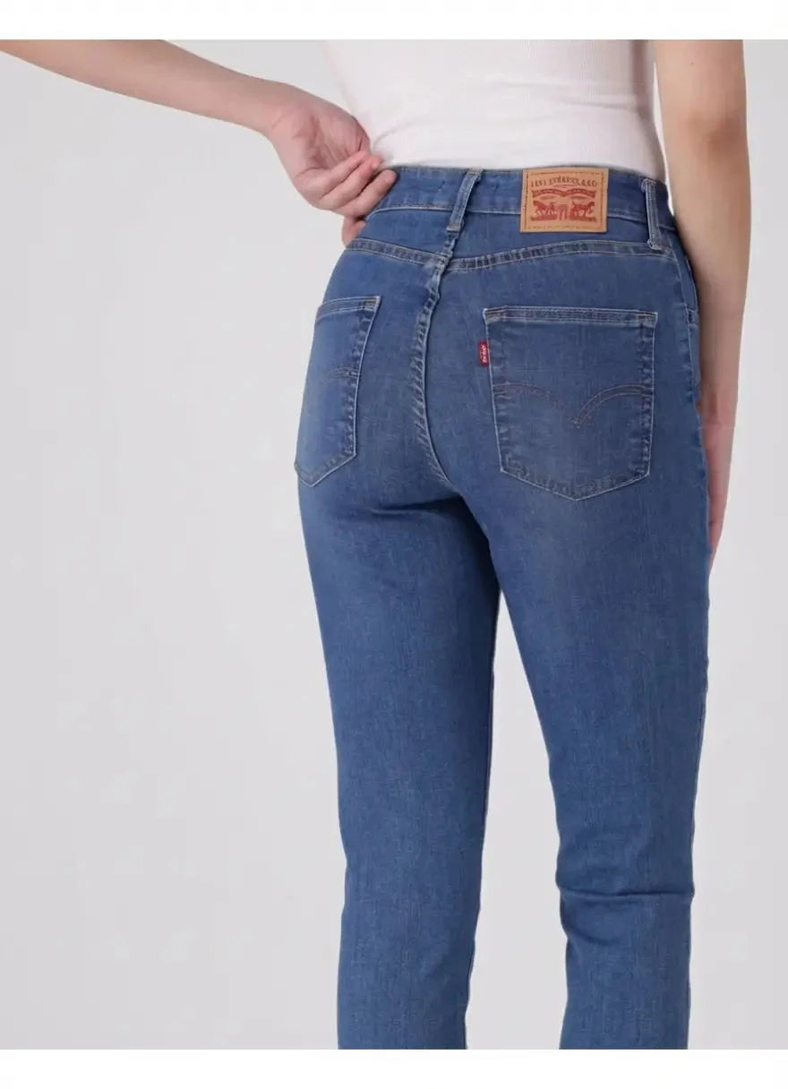 Levis 721 High Rise Did It Matter Skinny Jeans - Subwear