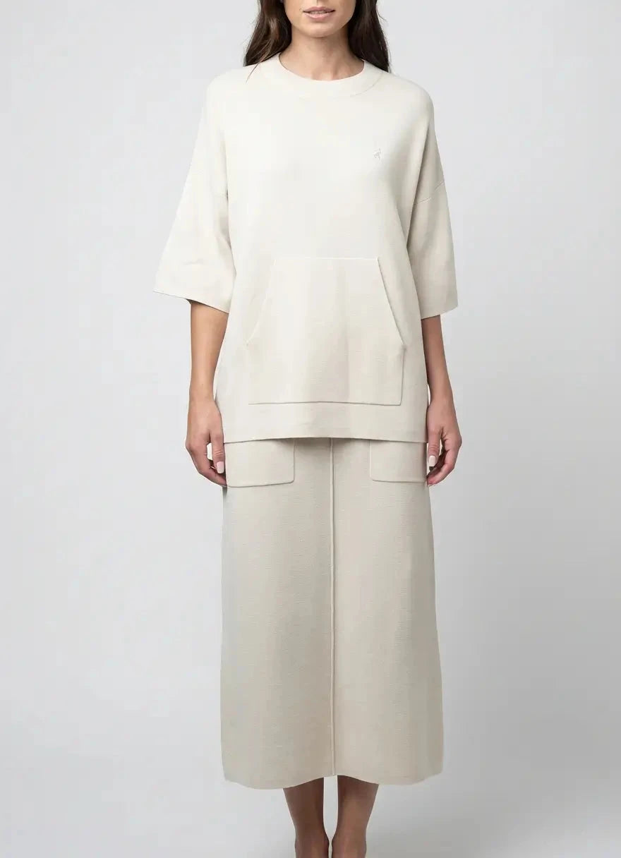 Polo Tiffany Oatmeal Knitted Top - Subwear