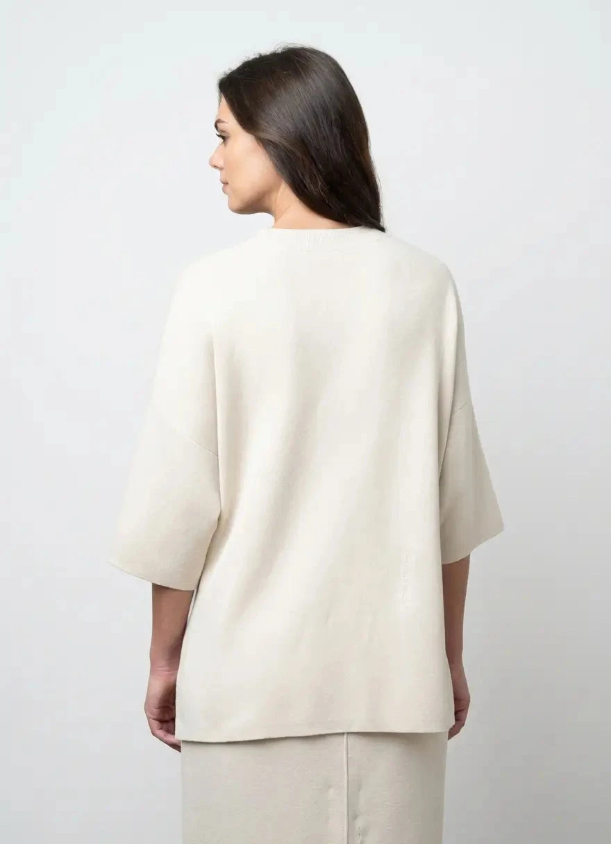Polo Tiffany Oatmeal Knitted Top - Subwear
